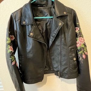 Floral Motorcyle Jacket